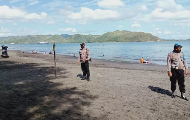 Pendisiplinan Prokes di Tempat Wisata, Pantai Cemare Terpantau Sepi
