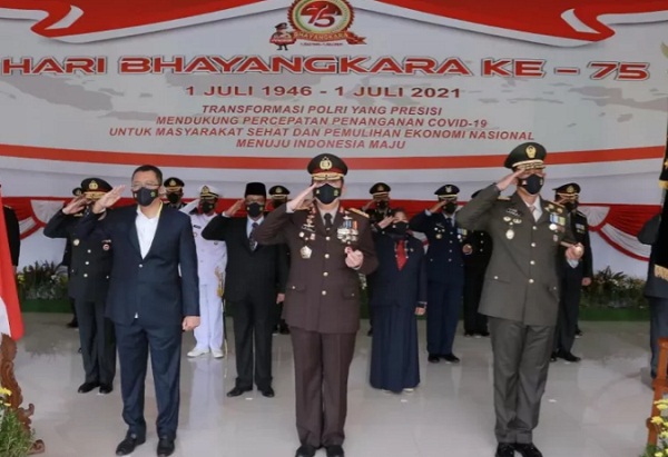 Polda NTB Peringati Hari Bhayangkara ke-75 Dengan Sederhana